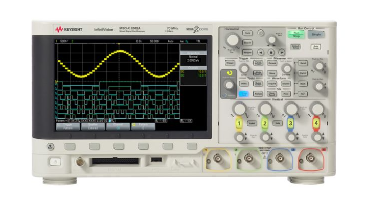 KEYSIGHT MSOX2002A Mixed Signal Oscilloscope : 70MHz, 2 Analog Plus 8 Digital Channels