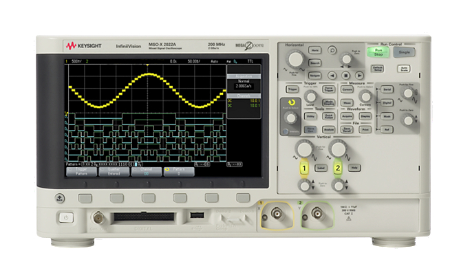 KEYSIGHT DSOX2002A Oscilloscope: 70MHz, 2 Analog Channels