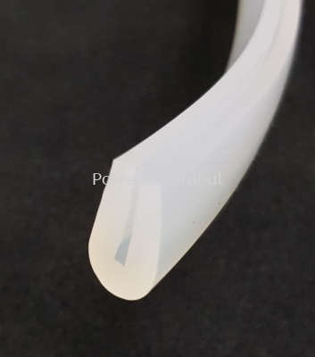 U Profile Silicone Translucent Platinum