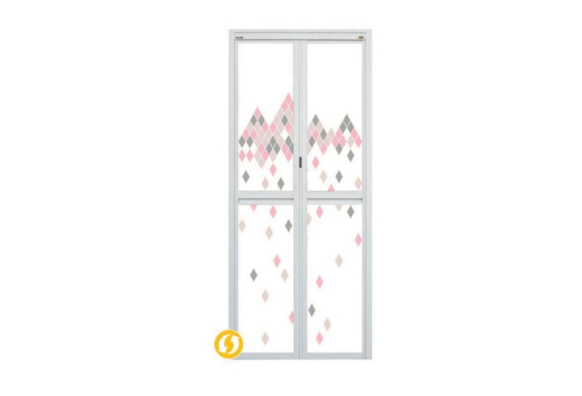 Alumminium Bi-Fold Door : M20010095 Bi-Fold(Double Folding Door) Ready-Made Aluminium Doors Design Chart Choose Sample / Pattern Chart