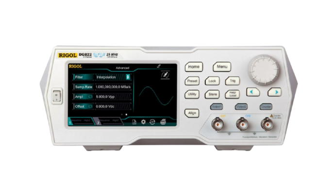 RIGOL DG822 - 25MHz Function/Arbitrary Waveform Generator, 2 Channel