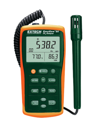 EXTECH EA80 : EasyView Indoor Air Quality Meter/Datalogger