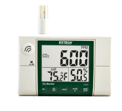 EXTECH CO230 : Indoor Air Quality, Carbon Dioxide (CO2) Monitor