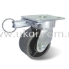 IMPAK KINGPINLESS BRAKE CASTOR C/W SEMI STEEL WHEEL COLSON (KINGPINLESS) - US CASTOR WHEEL