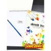 SKETCH PAD WITH RING 15 SHEETS Sketch Book Stationery & Craft