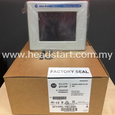 ALLEN BRADLEY	PANEL VIEW PLUS 600 2711PC-T6C20D MALAYSIA