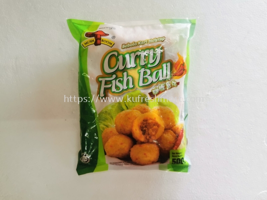 Curry Fish Ball 蘑菇牌咖喱鱼丸 500g