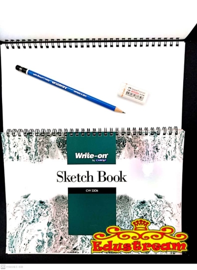SKETCH BOOK WITH RING B5 15'S 135 GSM CW2206