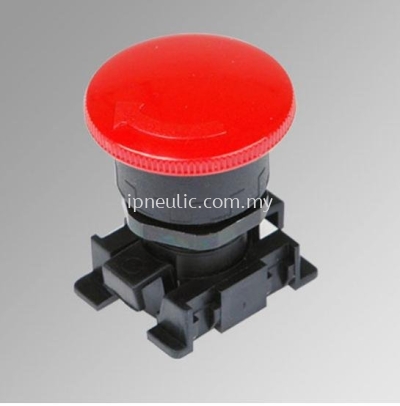 ACCESSORIES FOR SERIES 70-- RED MUSHROOM-HEAD PUSH BUTTON LOCK &#248;40