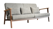 DUALTONE 3-SEATER SOFA - GREY Dualtone Commune