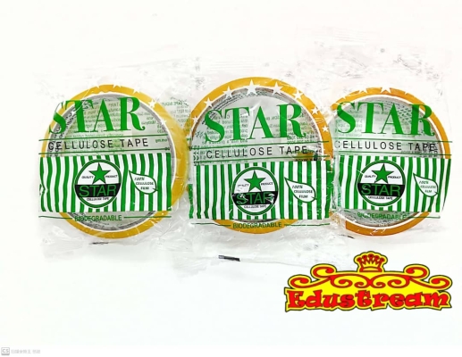 STAR CELLULOSE TAPE 12 MM/18 MM/24 MM