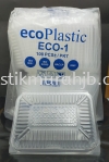 ECO-1 Kotak Nasi Plastik Kotak Nasi Plastik (PP)
