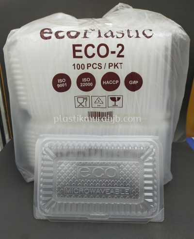 ECO-2 Kotak Nasi Plastik