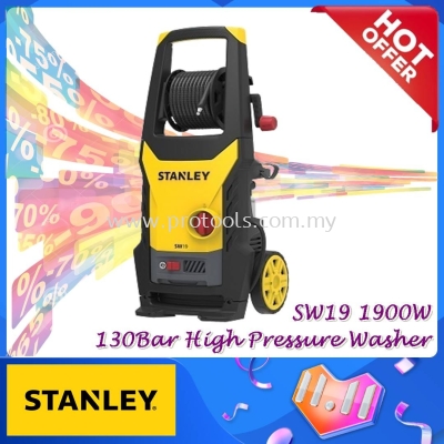 SW19-B1 STANLEY 1900W 130BAR HIGH PRESSURE WASHER (REPLACEMENT SW19-XD)