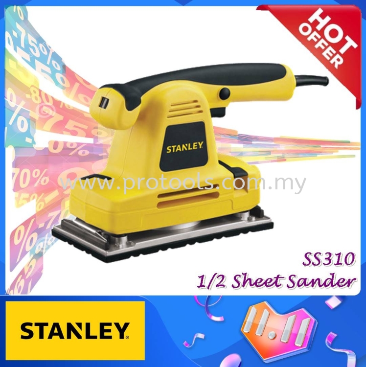 SS310-XD STANLEY 1/2" SHEET SANDER 310W