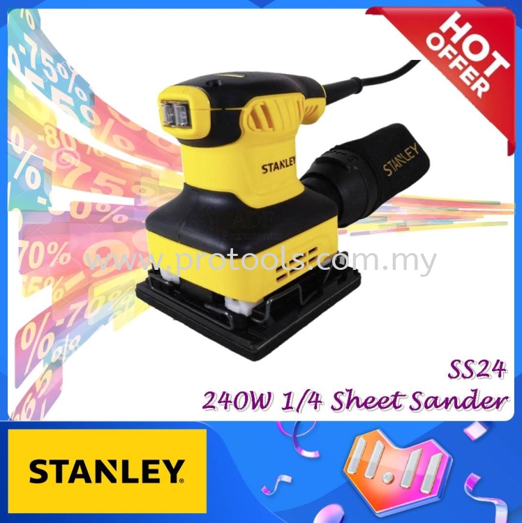 SS24-XD STANLEY 1/4 SHEET SANDER