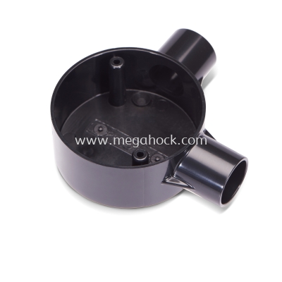 Circular Box 2 Way Angle Box   (Black)