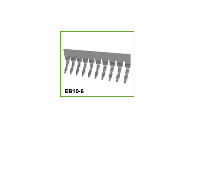 DEGSON - EB10-6 DIN RAIL TERMINAL BLOCK