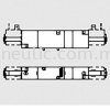 SERIES 70 ELECTRO-PNEUMATIC ON BASE-- 70 ON BASE.1/8" 5/3 ELPN SINGLE SOL. CC VALVES SERIES 70 ON BASE VALVES METAL WORK PNEUMATIC