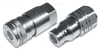 ISO 16028 FLAT FACE COUPLER ( STEEL ) ISO STANDARD (QRC) COUPLING PNEUMATIC / FLUID / HYDRAULIC COUPLER (QUICK RELEASE COUPLING)