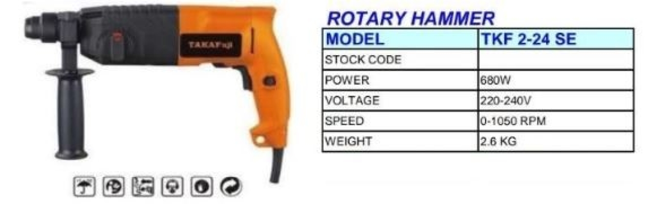 TAKAFUJI Rotary Hammer 2-24 SE