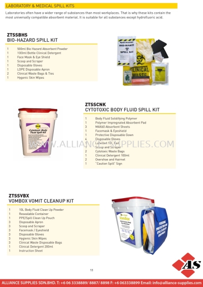 Laboratory & Medical Spill Kits