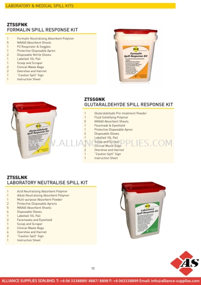 Laboratory & Medical Spill Kits