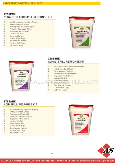 Laboratory & Medical Spill Kits