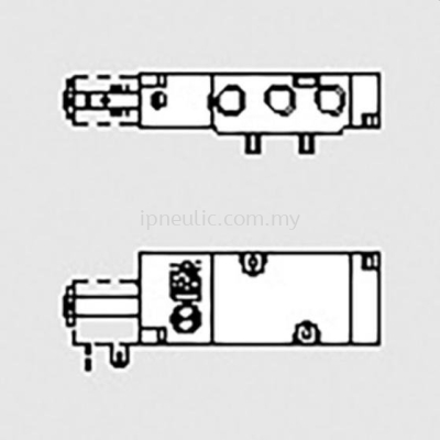 SERIES NAMUR ELECTRO-PNEUMATIC-- NAMUR ELPN SINGLE SOL.5/2, 1/4"