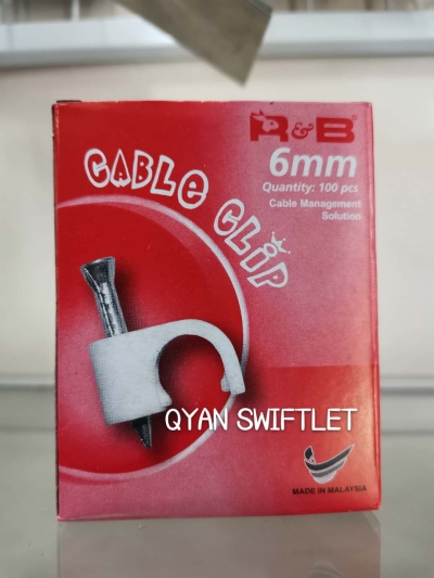 F036 - 6MM CABLE CLIP