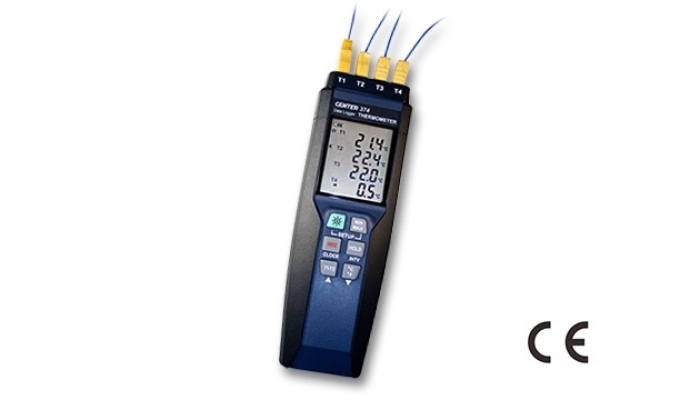 CENTER 374 FOUR CHANNELS TEMPERATURE DATA LOGGER