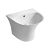 D-060 Semi Pedestal Wall Hung Basin Basin Modern Depot