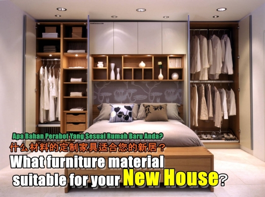 4 Type Of Usually Kitchen Cabinet Materials in Malaysia