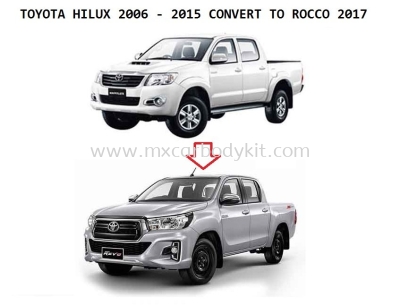 TOYOTA HILUX VIGO CONVERSION TO ROCCO 2017 FACELIFT