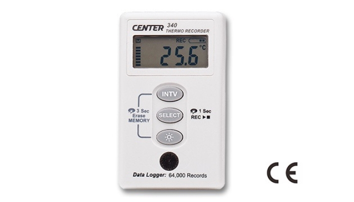 CENTER 340 TEMPERATURE DATA LOGGER