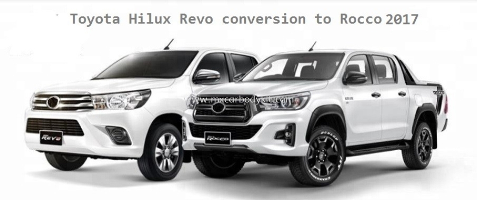 TOYOTA HILUX REVO CONVERSION TO ROCCO 2017 