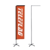 FT3 3meter teleflag banner with cross bass Beach Flag Banner