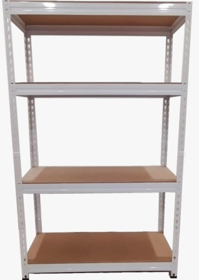 2 IN 1 WHITE BOLTLESS RACK HDF BOARD (4 LEVELS)