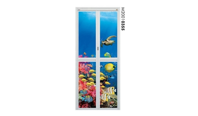 Pintu Lipat Aluminium Bi-Fold : M2001 0355
