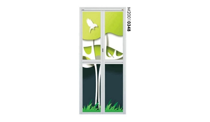 Pintu Lipat Aluminium Bi-Fold : M2001 0348