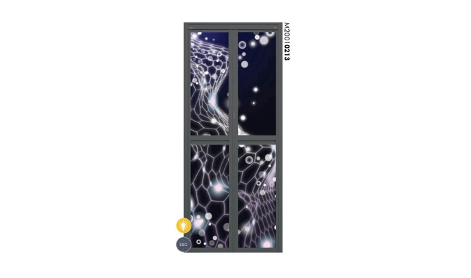 Alumminium Bi-Fold Door : M2001 0013