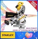 SM18 STANLEY 10" SLIDING MITER SAW READY STOCKS254MM FOR WOOD WORK CUTTING SM 18 STANLEY SM18 10IN