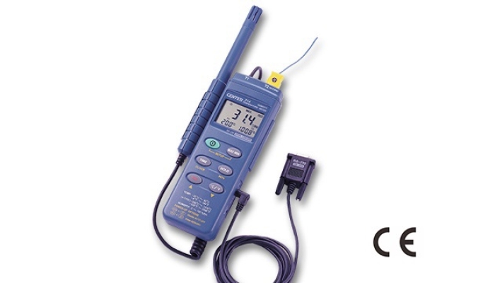 CENTER 314 HUMIDITY TEMPERATURE DATA LOGGER WITH TYPE K THERMOCOUPLE SOCKET