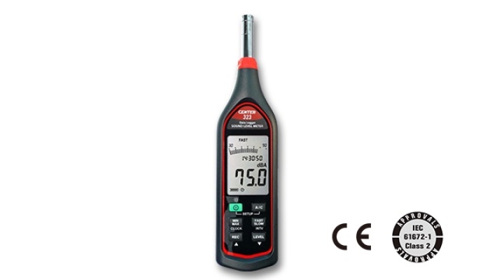 CENTER 323 SOUND LEVEL METER DATA LOGGER (IEC 61672-1 class 2) 