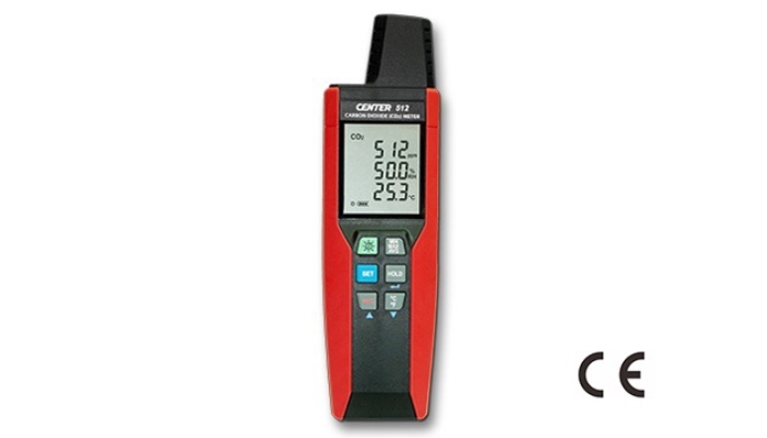 CENTER 512 CARBON DIOXIDE (CO2), HUMIDITY, TEMPERATURE IAQ METER 