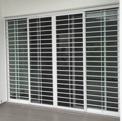 Sample For 2 In 1 Window Grille & Insect Screen