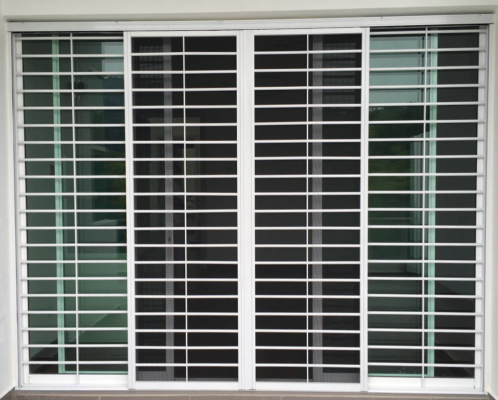 Sample For 2 In 1 Window Grille & Insect Screen