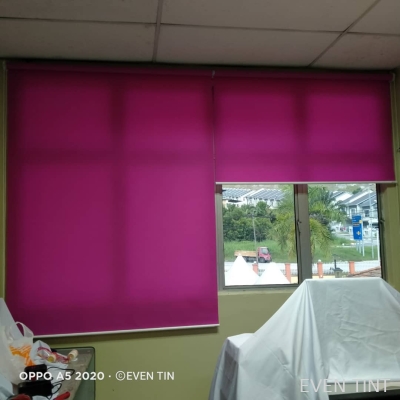 Colourful roller blinds