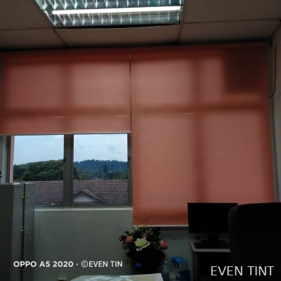 Colourful roller blinds