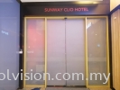 Window Film : UV 400 Lite Green Tinted Window Film @ Sunway  ( Sunway Hotel ) Tinted Film